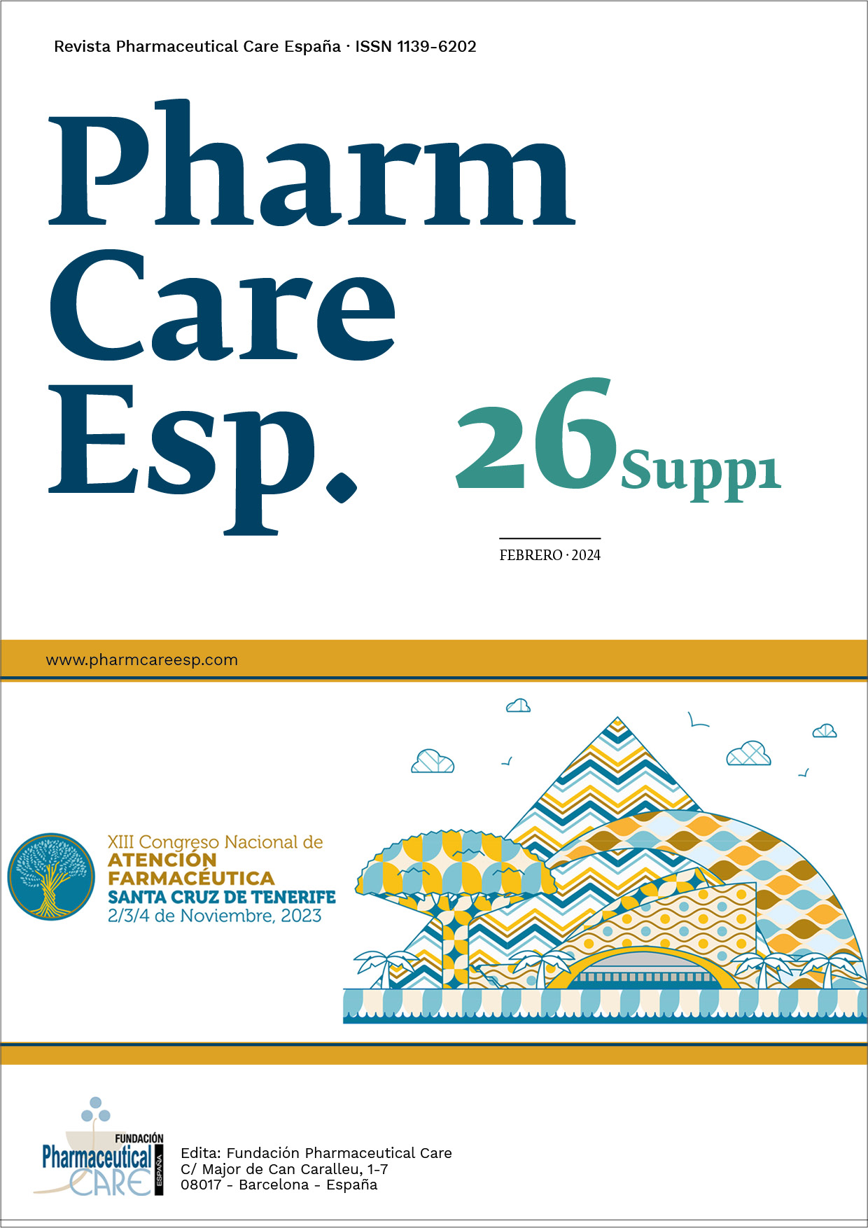 					Ver Vol. 26 Núm. Supp 1 (2024): XIII Congreso Nacional de Atención Farmacéutica
				